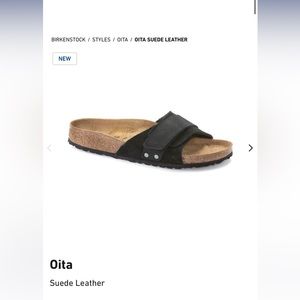 Birkenstock Oita slide black womens 38